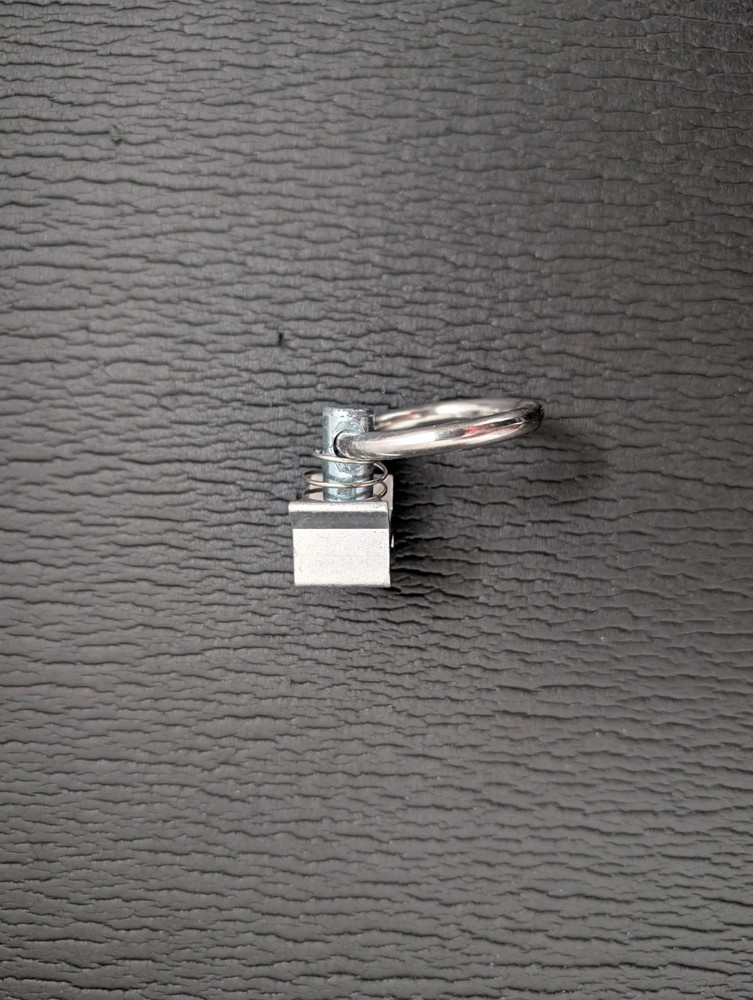 Cargo L Track Tie Down Ring Stud | Stainless | Load Restraint Airline Rail