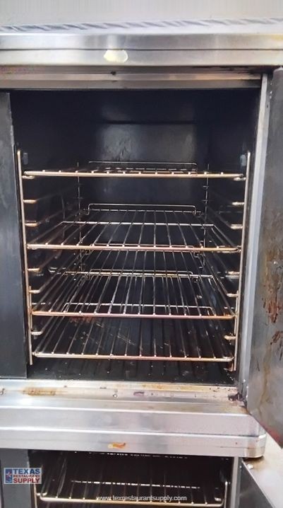 Blodgett CTBR-1 Double Stack Half Size Electric Convection Oven On Stand