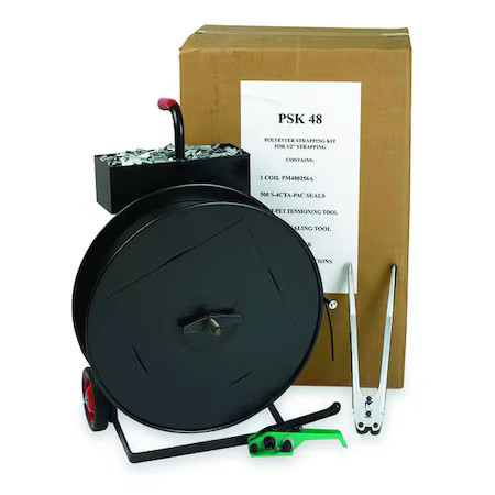 Strapping Kit, Polyester, 5800 Ft. L,  2Cxl6
