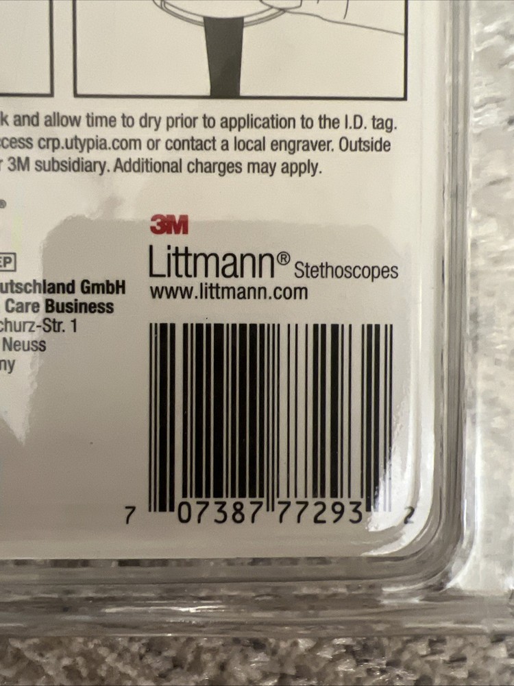 Littmann Stethoscope Identification Tag - Gray #40008