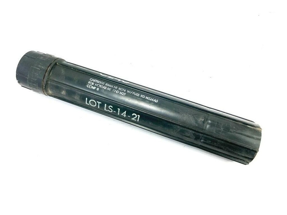 M1, M29 Plastic Mortar Container Case, Demil