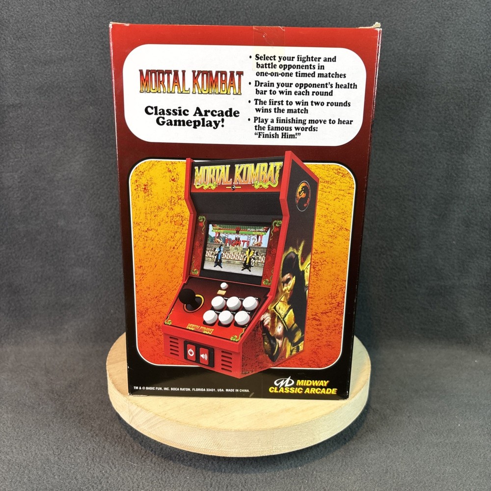 Mortal Kombat Basic Fun Arcade Classics Machine Handheld Game #15 - New/Sealed