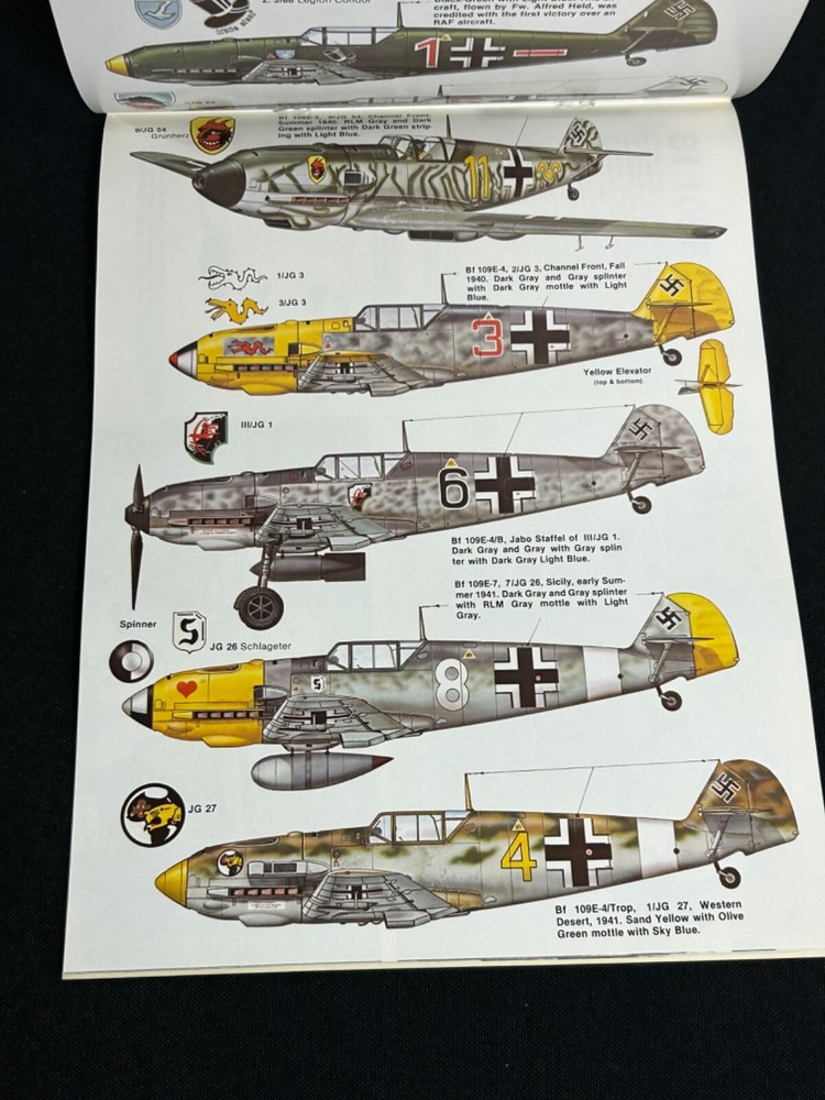 Messerschmitt Bf 109 Part 1 In Action Book