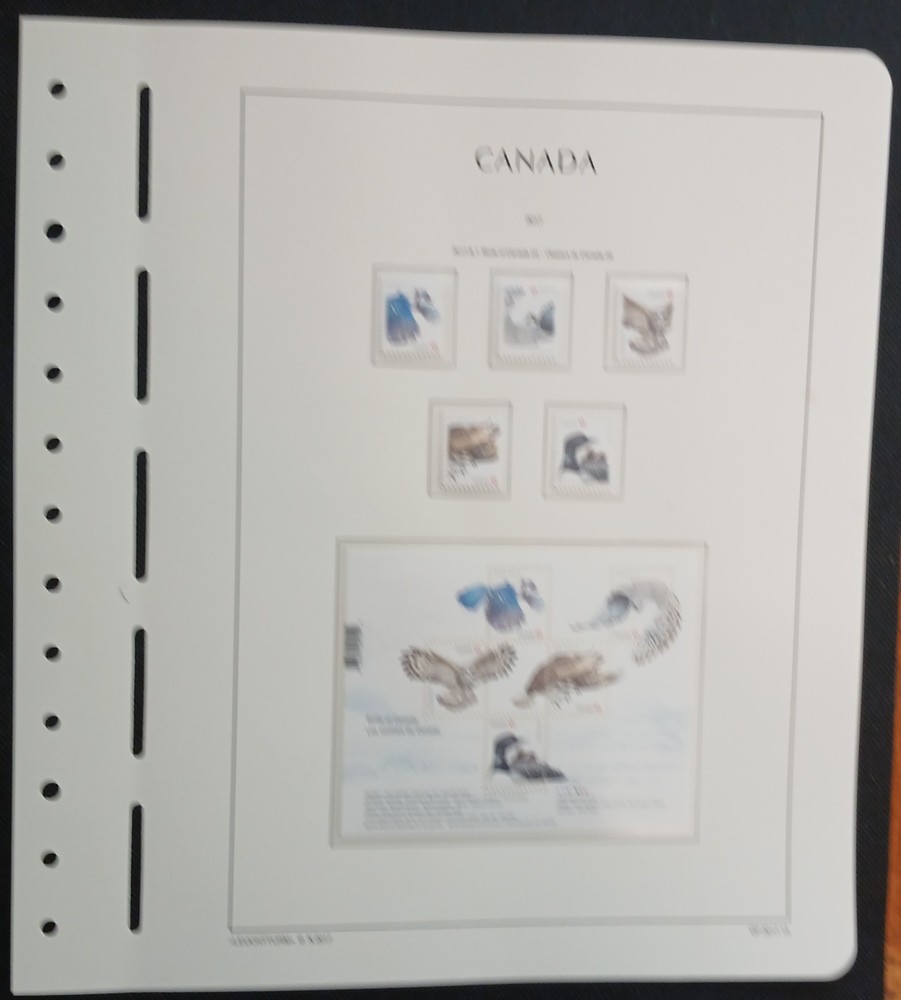 2017 Canada Year Set On Lighthouse/Leuchtturm Hingless Pages