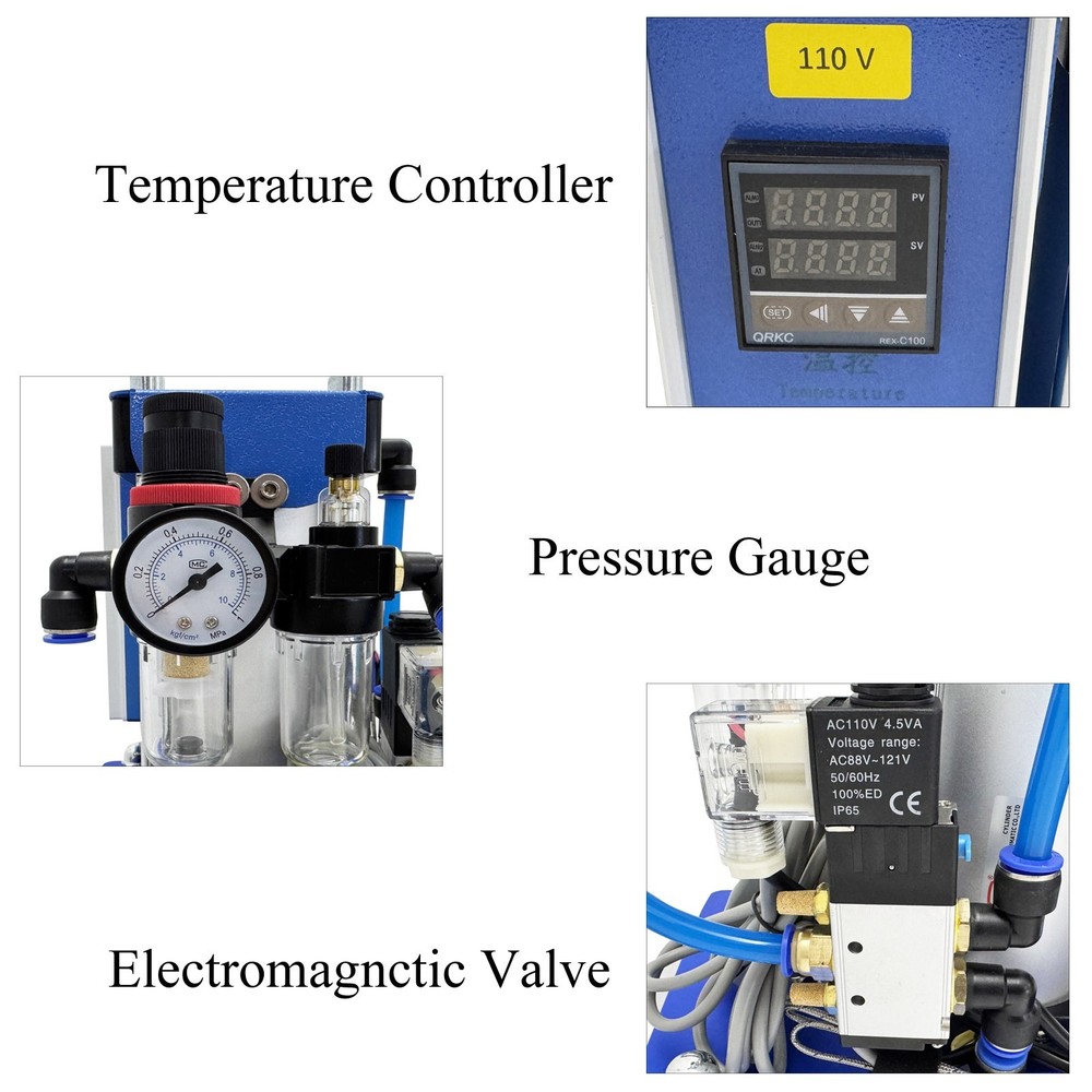 110V 1KW Desktop Vertical Pneumatic Plastic Injection Molding Machine
