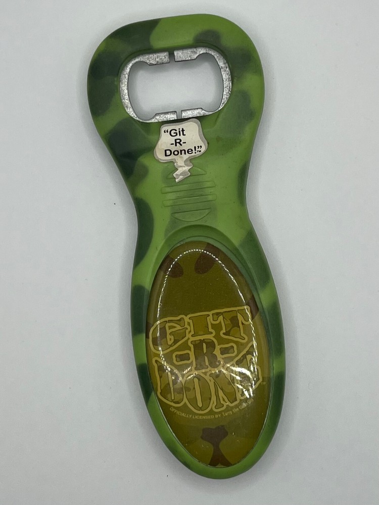 Larry the Cable Guy - Git-R-Done Camo Bottle Opener - Used