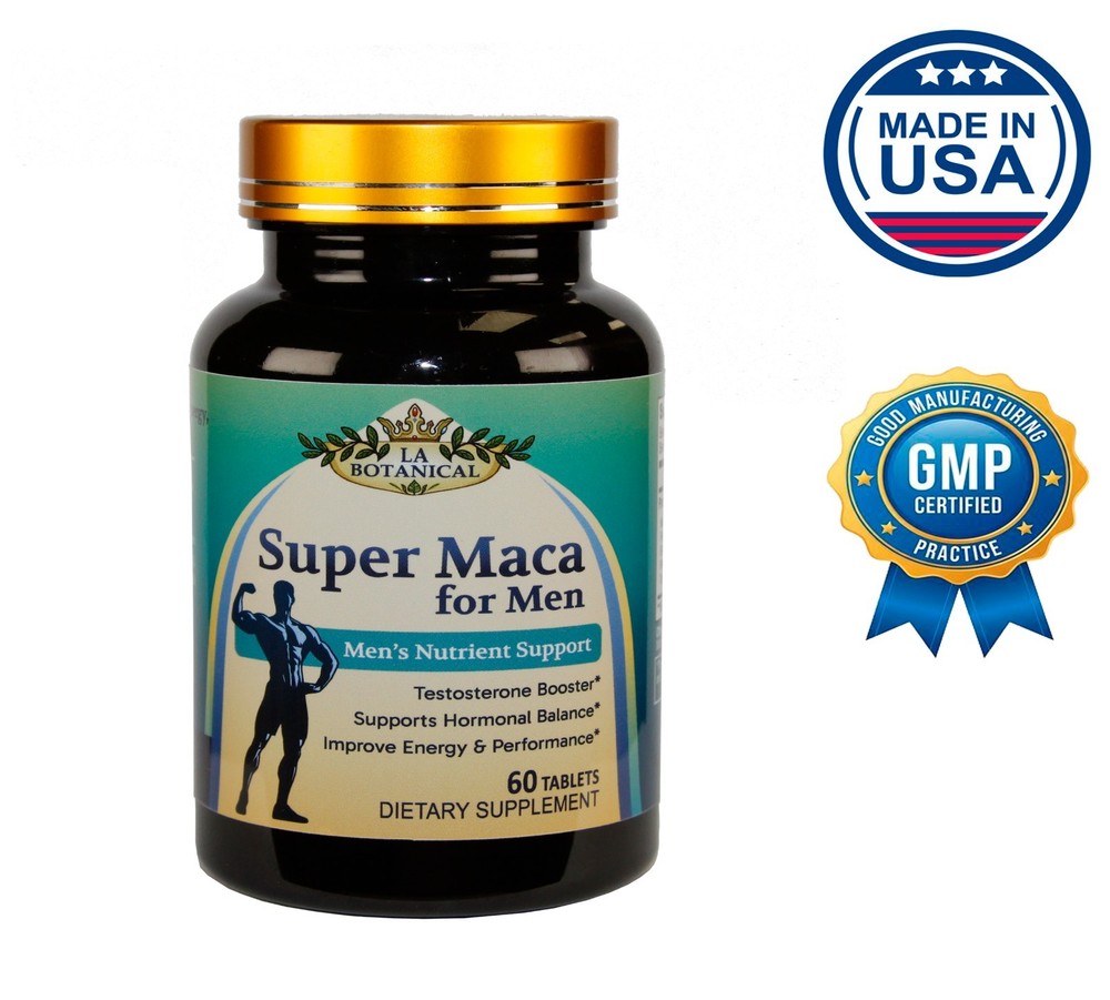 LAB Maca for Men Nutrient Testosteron Booster Improve Energy & Performance Sex