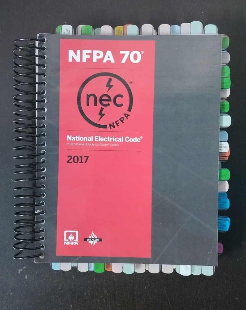 Tabbed & Highlighted : NFPA 70, National Electrical Code 2017 Spiralbound