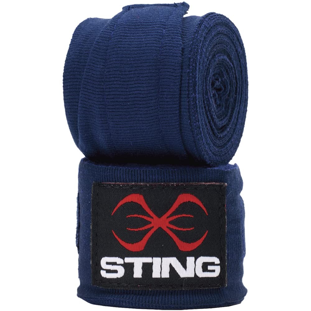 Elasticized Boxing Hand Wraps with Thumb Loop for Training & Competition  120"