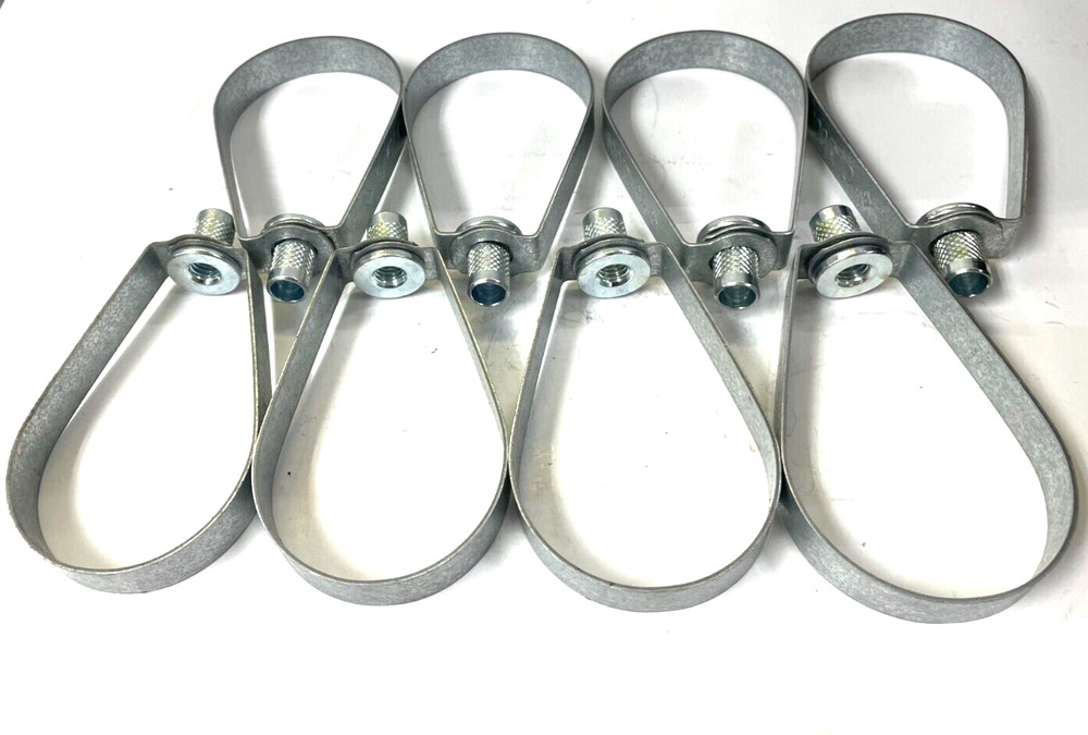 2" GALVANIZED STEEL HANGING CLAMP 3/8" BY #16 THREAD