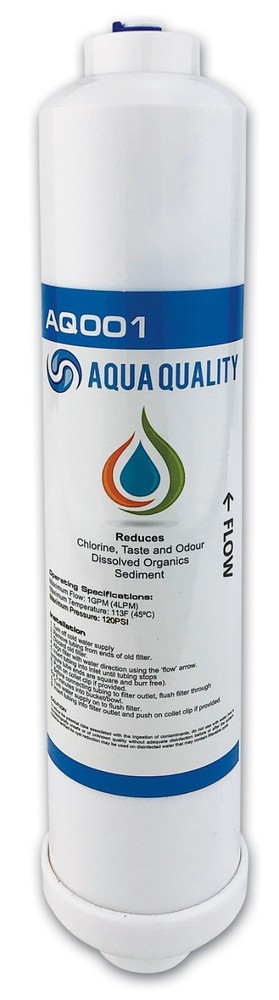 Aqua Quality Under Sink Drinking Water Filter Cartridges 3 Pack