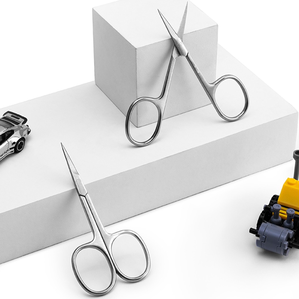 T10B01 Stainless Steel Sharp Edge Modeling Scissors For Model Stickers Tool