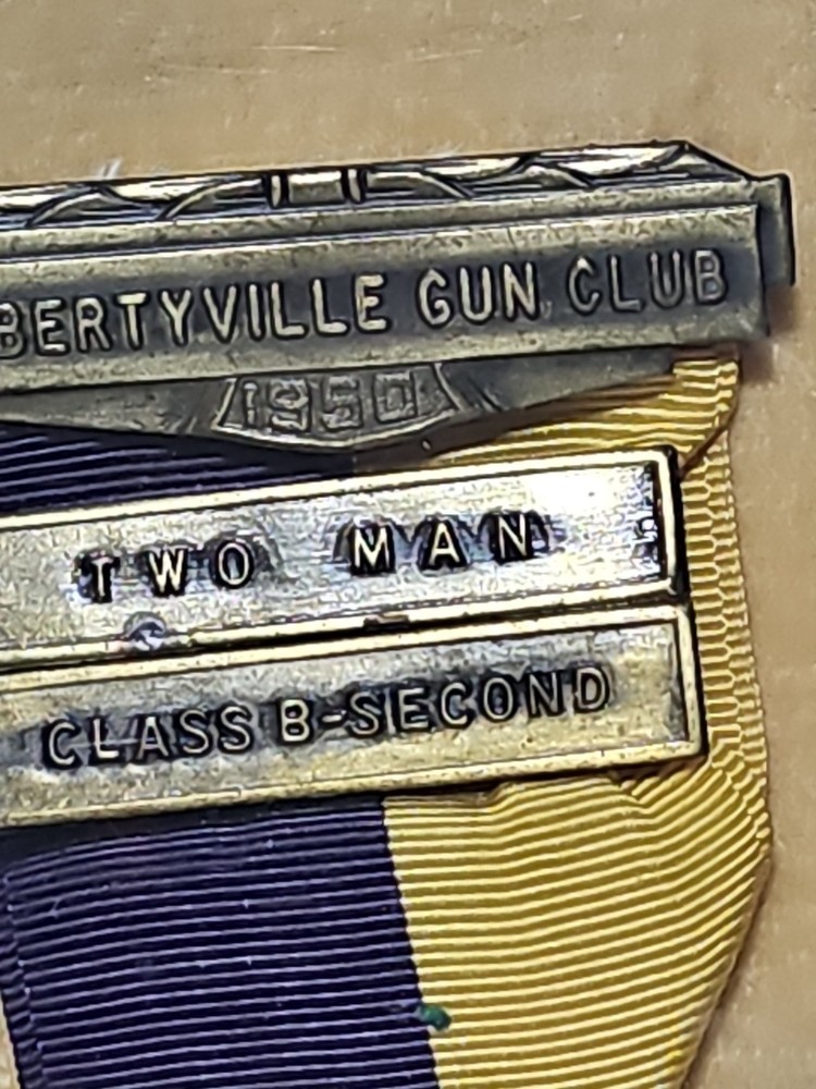 1950s 2nd Place Shooting Medal