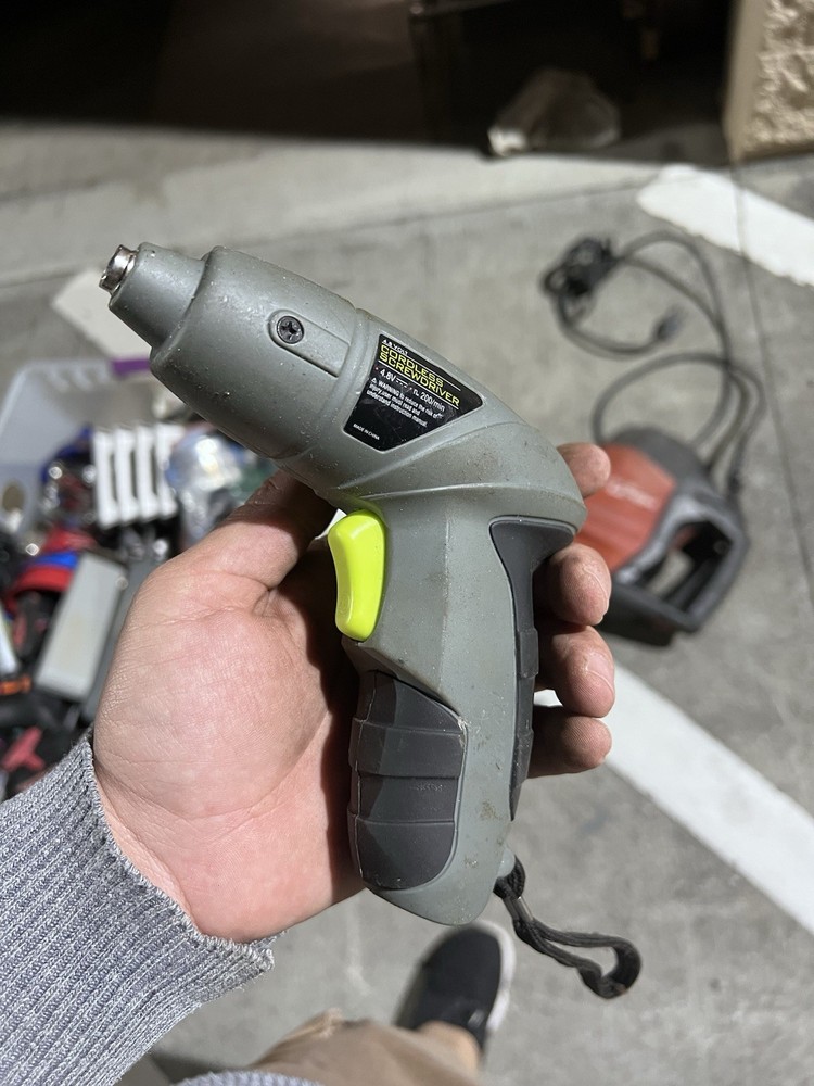 Walgreens Cordless Screwdriver With Built-in LED Spotlight,