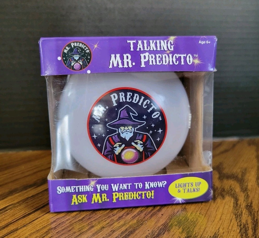 Mr. Predicto Fortune Teller Crystal Ball Ask a Question & He Speaks an Answer