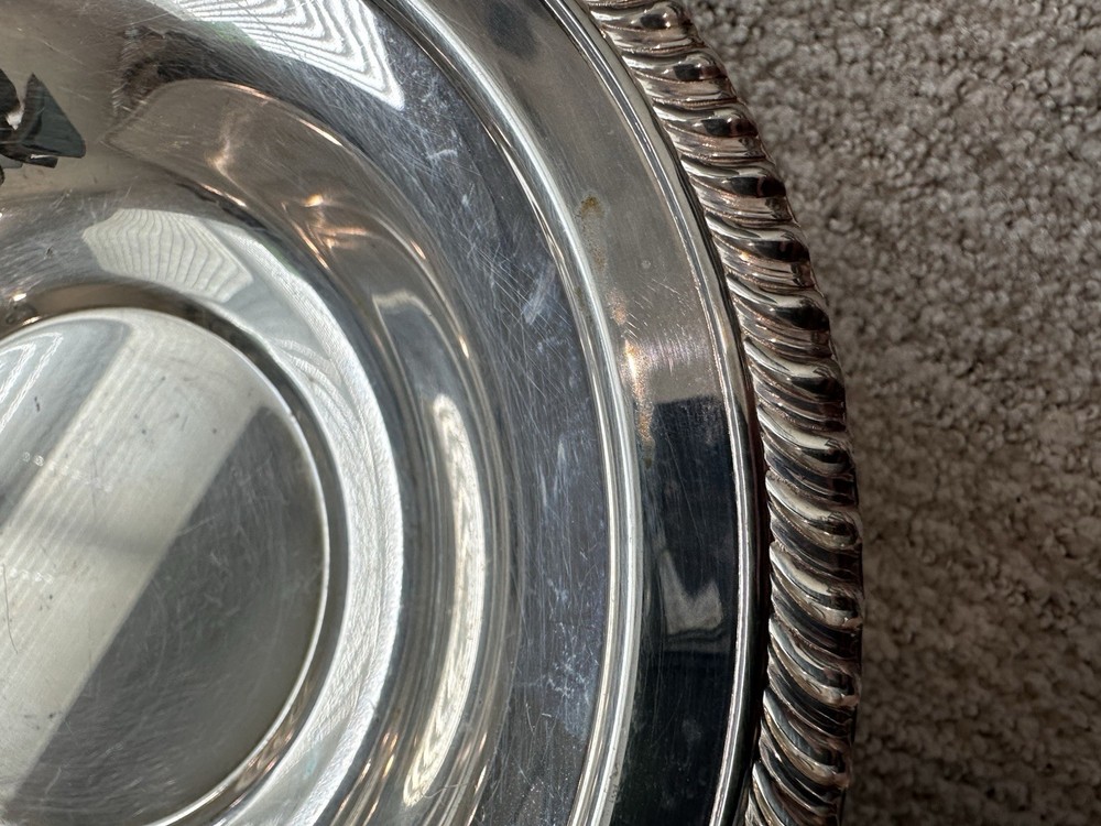 Sheridan Silver Plated Bowl Saucer 8”