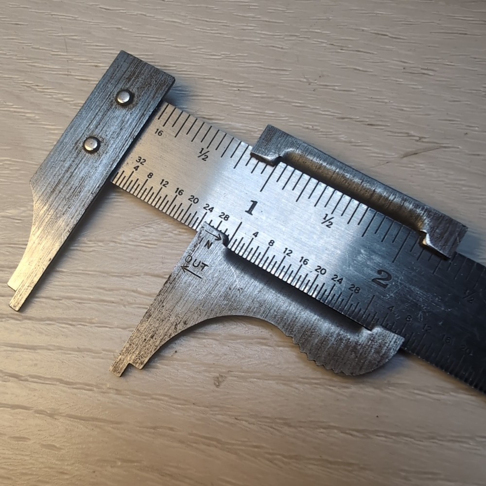 General Tools Mfg. Co. No. 729 5" Stainless Pocket Slide Caliper