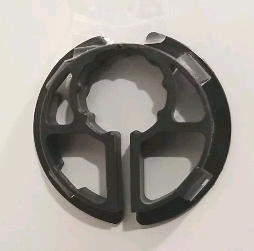 1/2" CTS Pipe Eye Metal Stud Insulator (Black) 21 Pack