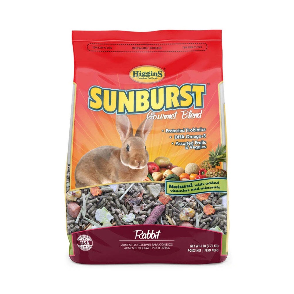 Higgins Sunburst Gourmet Blend Rabbit Select Size:: 6 lb