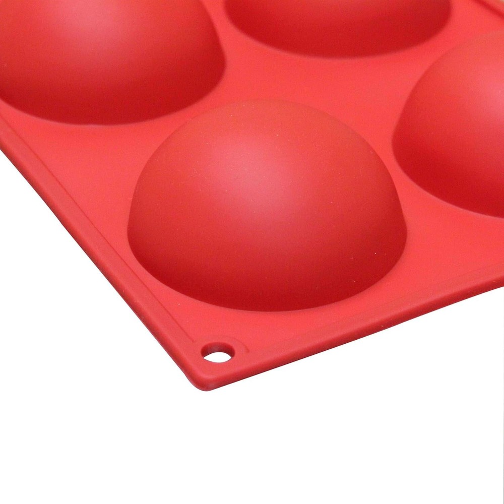 Thunder Group Excellante 2.7 Oz Hemisphere High Heat Silicone Baking Mold