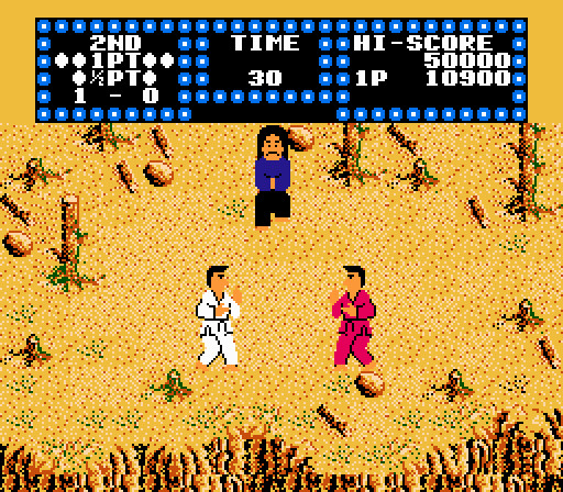 NES Karate Champ (Nintendo Entertainment System, 1986) Cleaned Tested