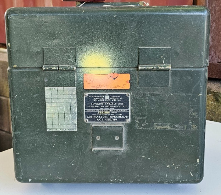 Vintage US Navy Intercommunication Set AN/GIC 17(V) Tridea Electronics