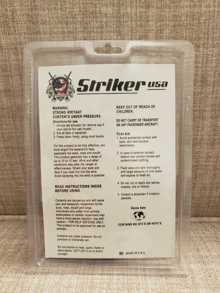Striker U.S.A. Pepper Spray Pink OC-17%