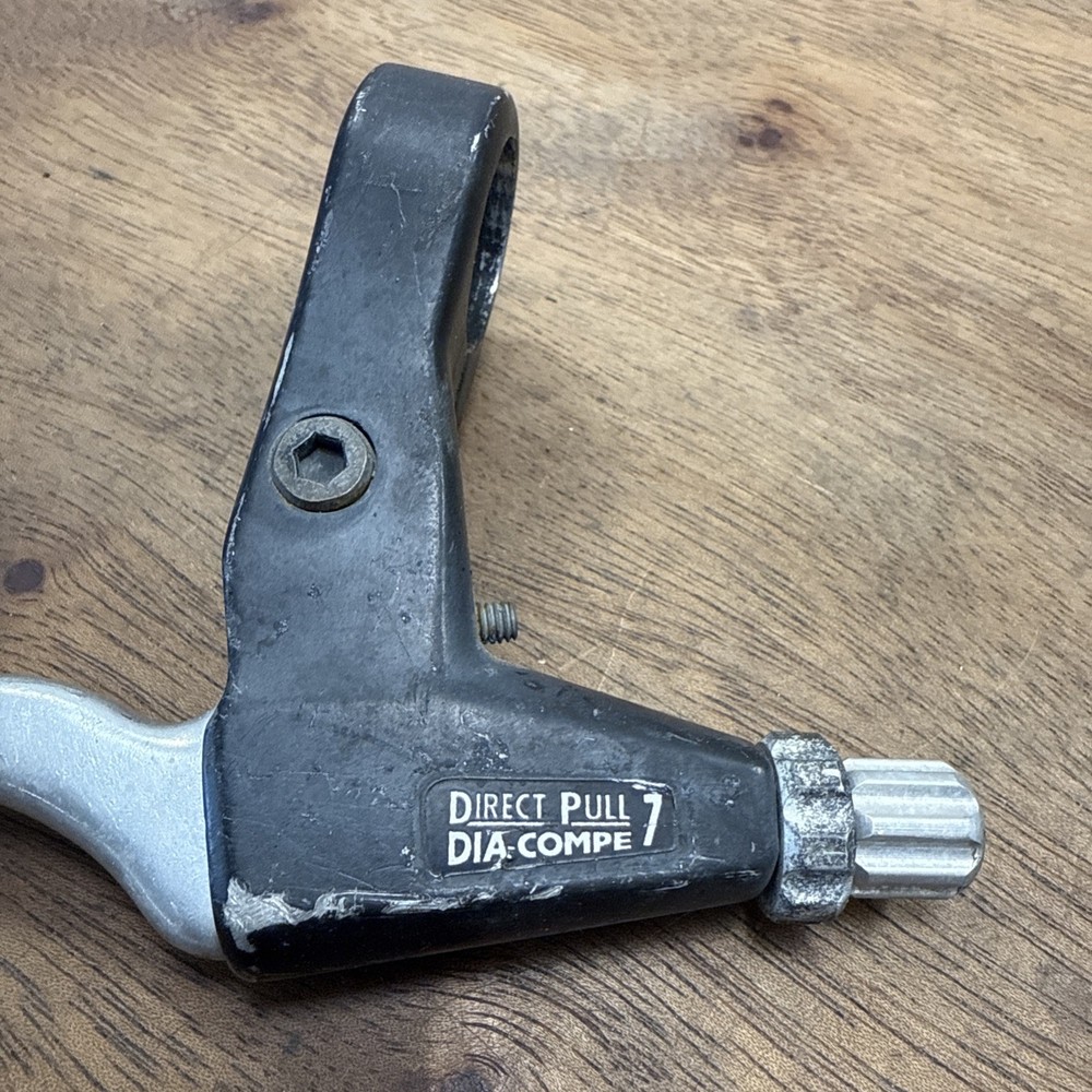 Dia Compe Direct Pull 7 Brake Levers Flat Bar 22.2mm Clamp DP7