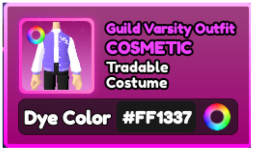 World Zero WZ - COSMETICS - GUILD ITEMS