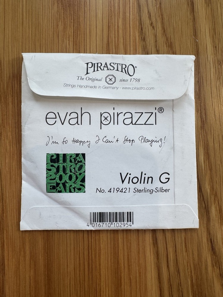 Evah Pirazzi , Pirastro, Violin G String