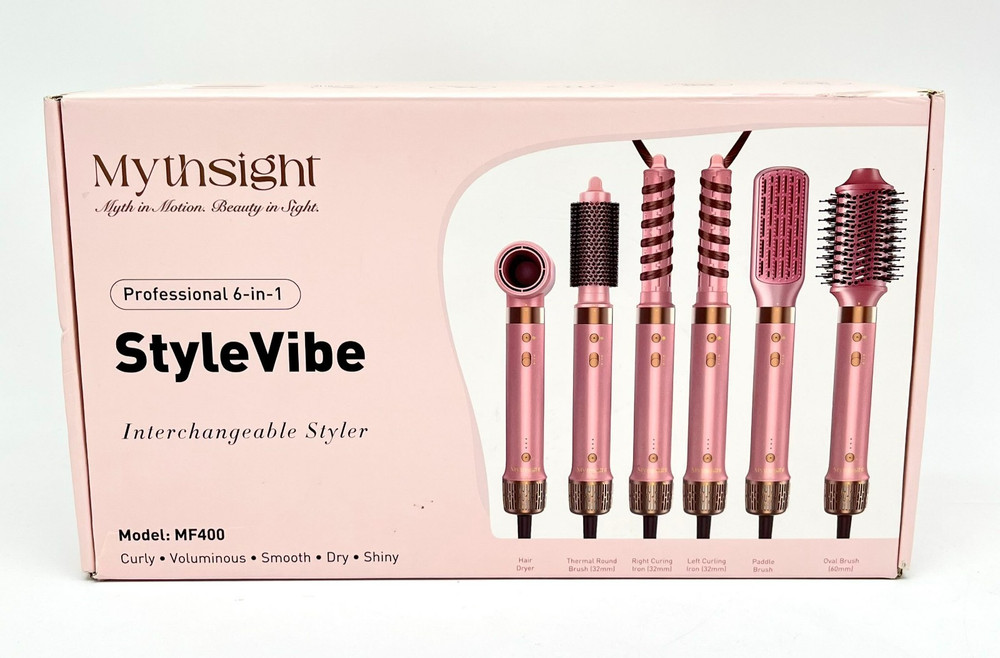 6 in 1 Interchangeable Styler Mythsight Professional Style Vibe Model MF400