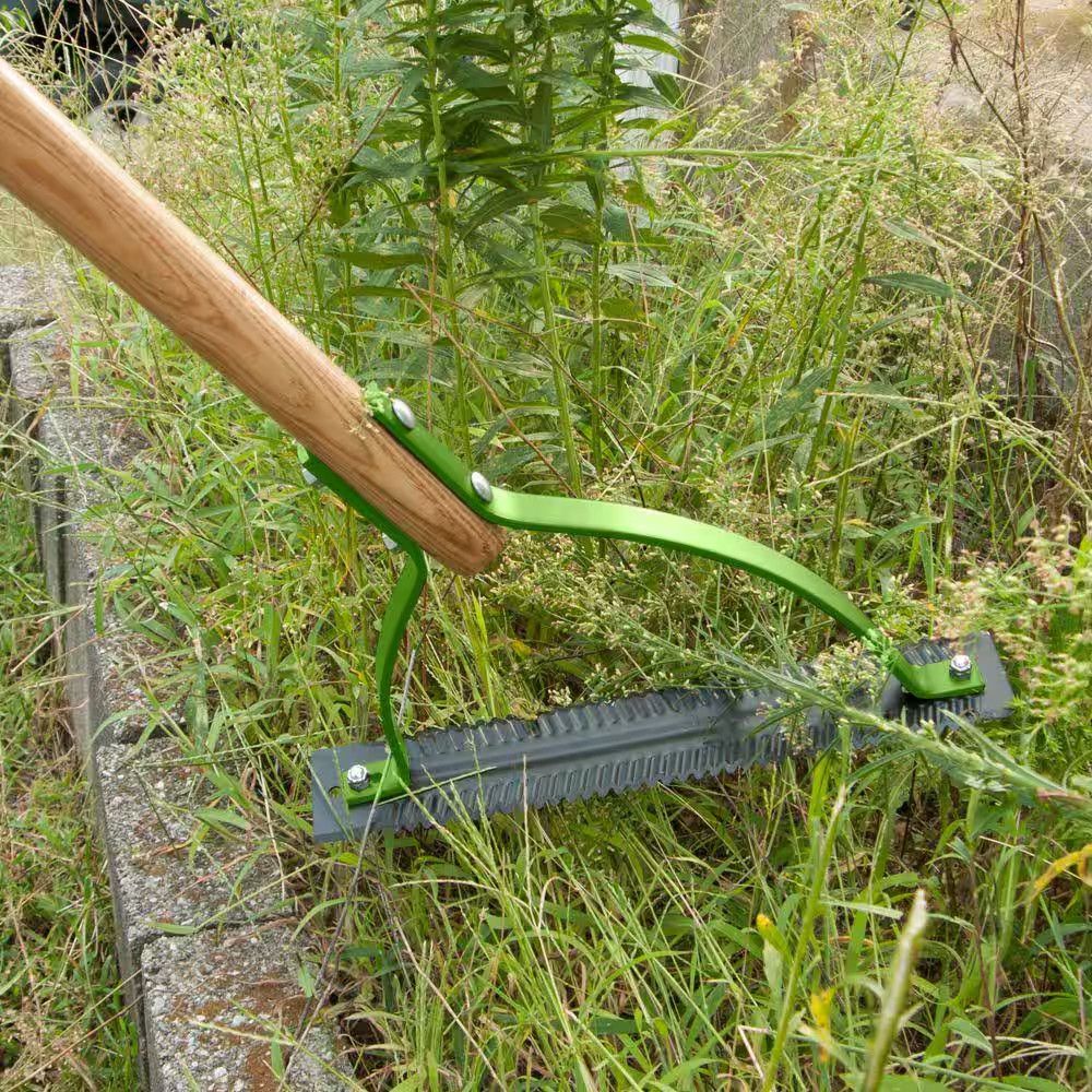 36 In. Wood Handle Double Blade Weeder