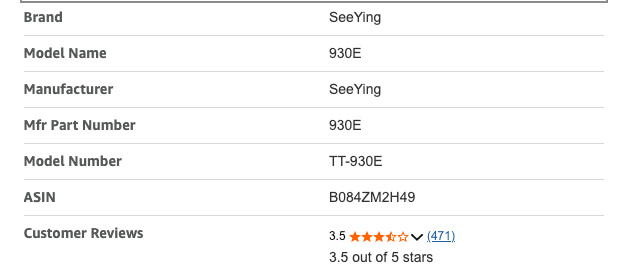 Seeying turntable System TT-930E-BT-BTT