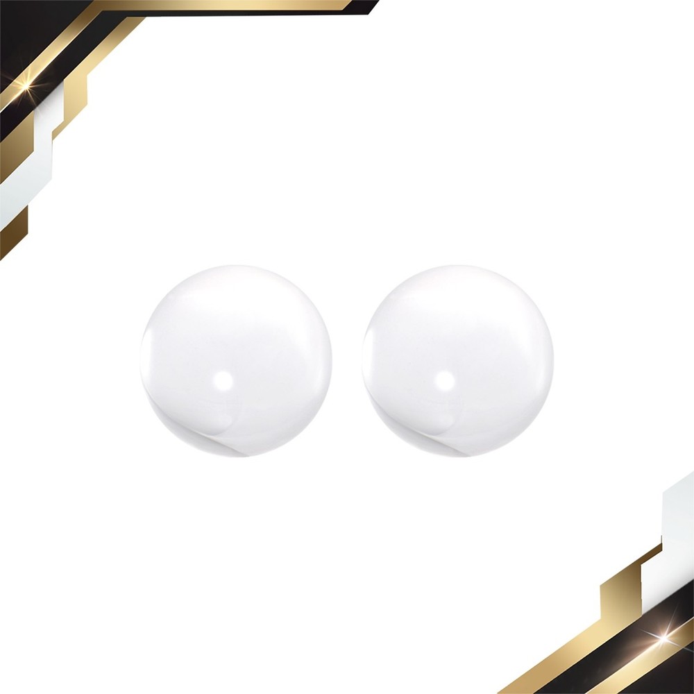 2Pack 50mm Diameter Acrylic Ball Clear/Transparent Sphere Ornament 2"