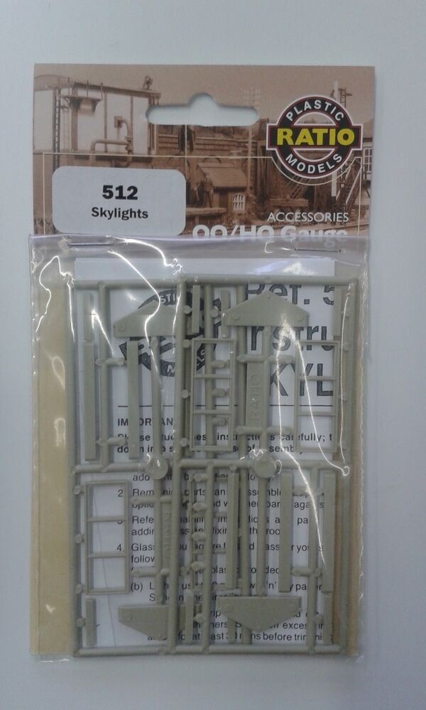 Skylights (2) - Ratio 512 - OO/HO Building Kit