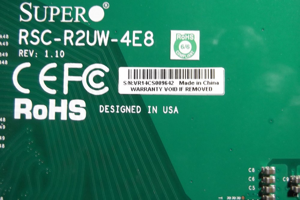 Super RSC-R2UW-4E8 X8 RISER