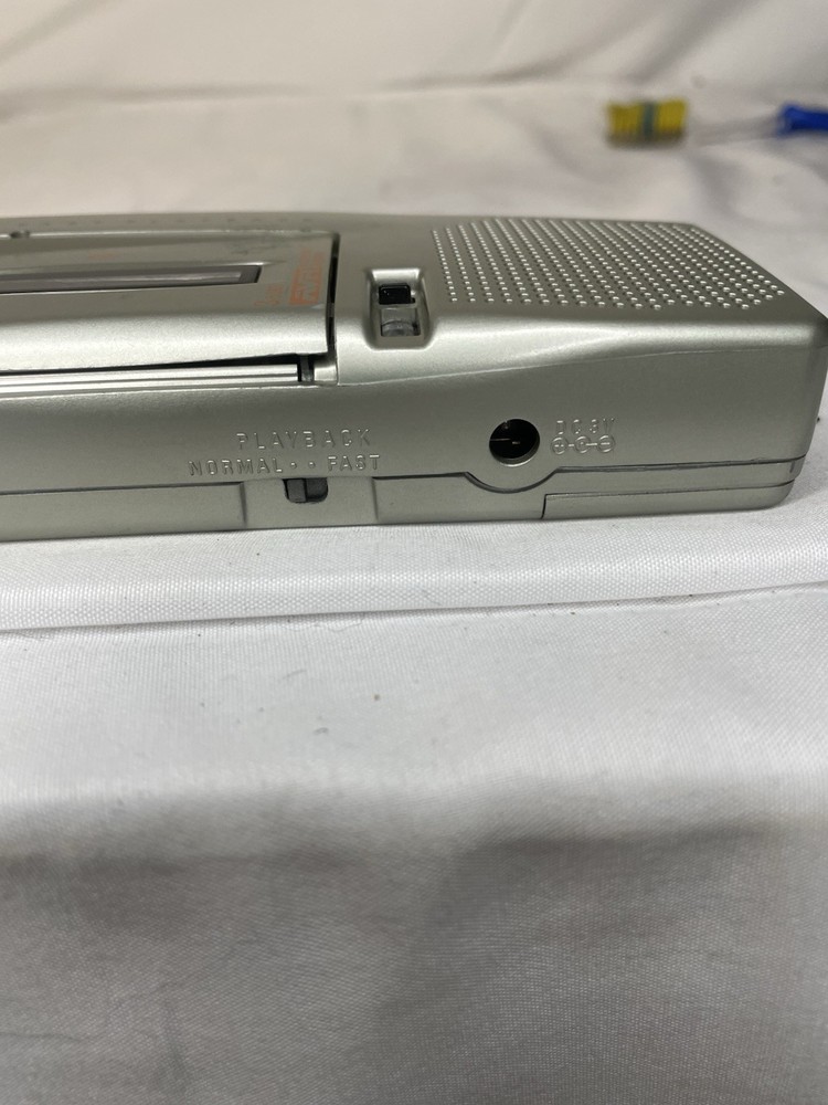 GE 3-5375A AVR Fast Playback Micro Cassette Recorder - TESTED!