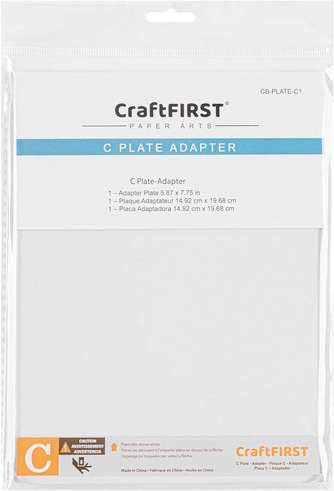 Plate C Compatible with Cuttlebug Die Cutting Machine 5.87X7.75″ 1 Plate
