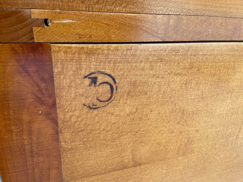 French Solid Cherry Wood Wine Bar, Server, Sideboard, Liquor Cabinet