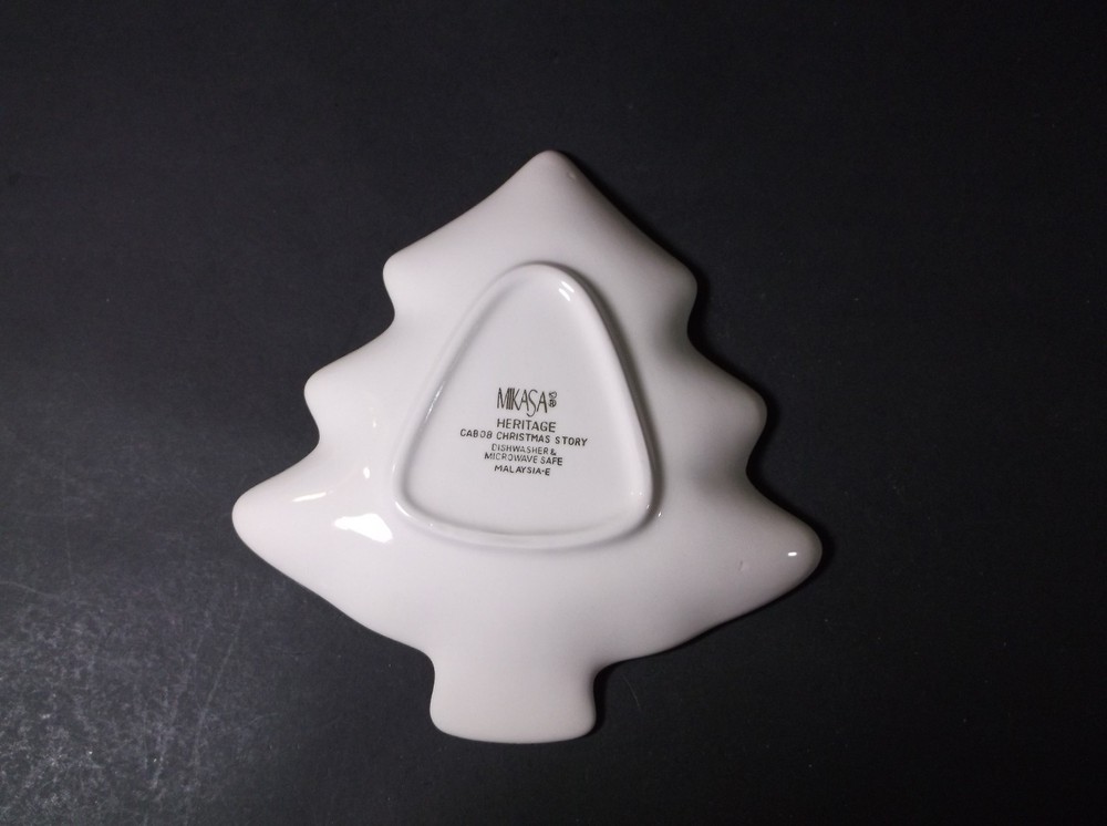 Mikasa Christmas Story tree shape dish