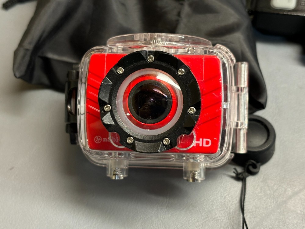 Nabi Square HD 4K Waterproof Action Camera - Red!