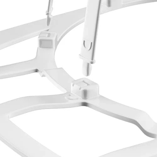 Hat Washer Cage with Snap Lock - Machine/Dryer Safe Compact Hat White-1-Pack