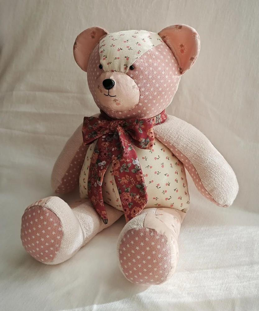 Memory Bear Sewing Pattern Digital Download: Keepsake Teddy Bear Template (PDF)