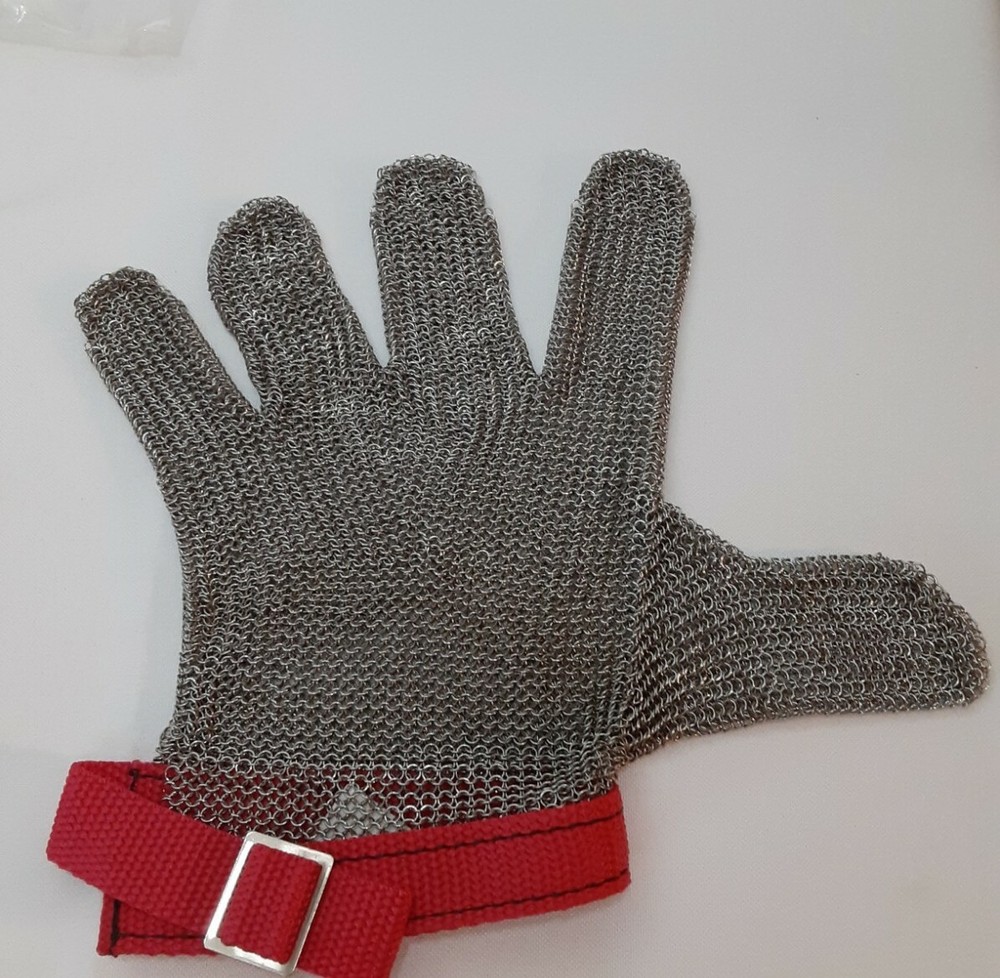 Chain Mesh 5 Finger Glove Medium