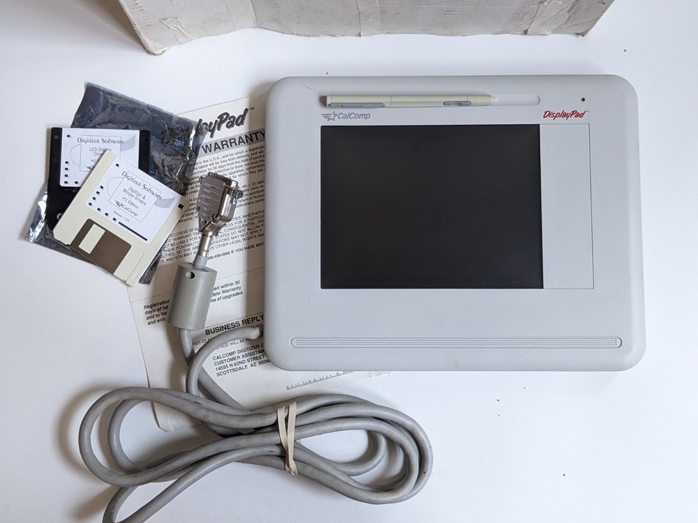 Vintage 1992 CalComp DisplayPad Desktop Pen-Based System Complete in Box Unteste