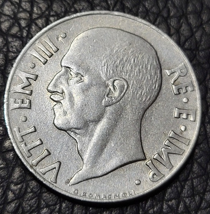1940 Italy 20 Centesimi Coin