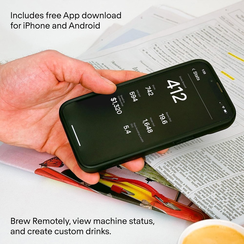 Terra Kaffe TK-02 Super Automatic Espresso Machine ! Black