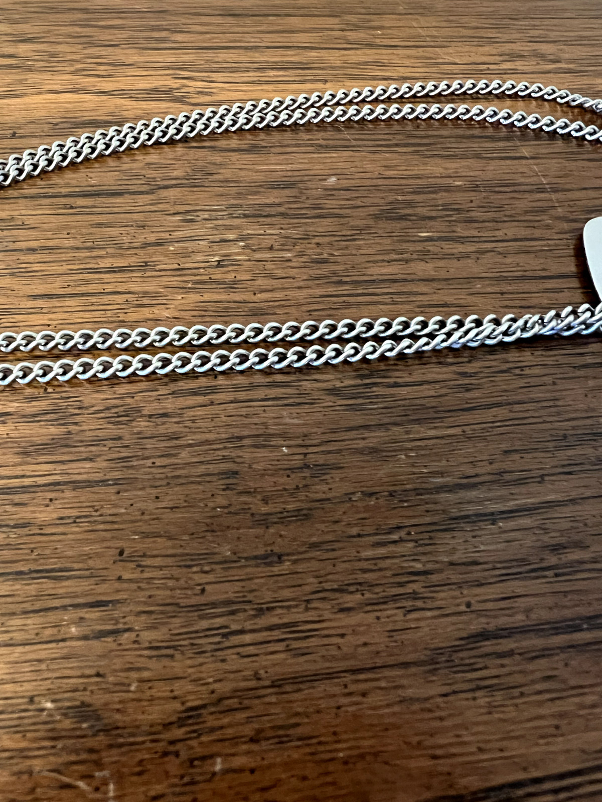 French Army Dog Tags Chain Blank Unused Military Issued 1966 ID Plates Set Of 30