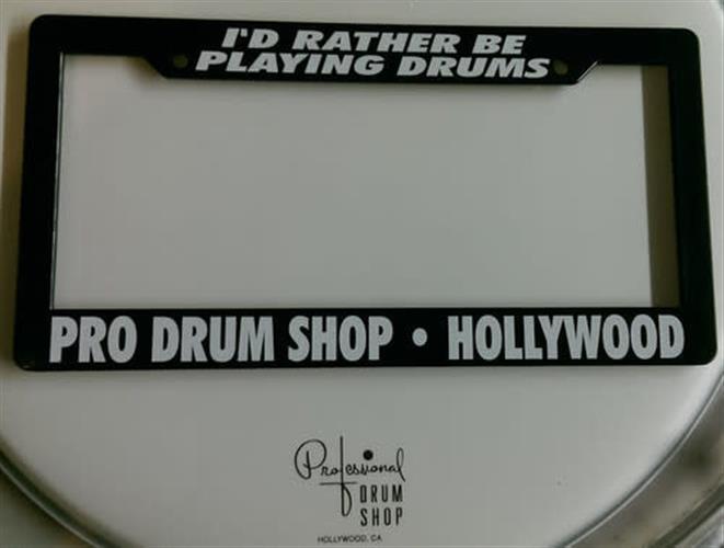 Pro Drum License Plate Cover