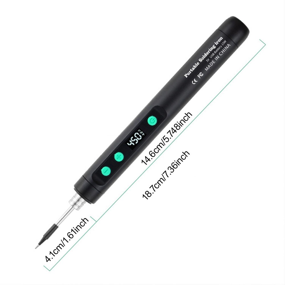 Soldering Iron Kit Versatile Practical Digital Display Compact Fast Heating